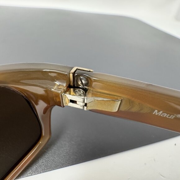 Maui Jim MJ 220 10 Tortoise Square Sunglasses Eyeglasses Frame Scratched Lenses main image 8